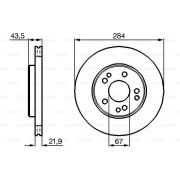 Слика 5 на кочионен диск BOSCH 0 986 478 186