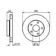 Слика 1 $на Кочионен диск BOSCH 0 986 478 195