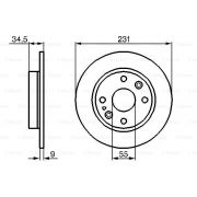 Слика 1 $на Кочионен диск BOSCH 0 986 478 242