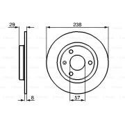 Слика 5 на кочионен диск BOSCH 0 986 478 246