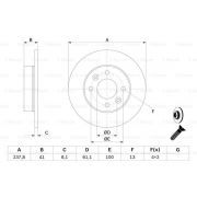 Слика 5 на кочионен диск BOSCH 0 986 478 273