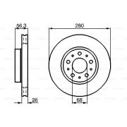 Слика 1 на кочионен диск BOSCH 0 986 478 298