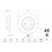 Слика 5 на кочионен диск BOSCH 0 986 478 325