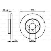 Слика 5 на кочионен диск BOSCH 0 986 478 329