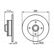 Слика 5 на кочионен диск BOSCH 0 986 478 331