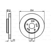 Слика 1 на кочионен диск BOSCH 0 986 478 428