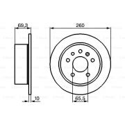 Слика 1 $на Кочионен диск BOSCH 0 986 478 430