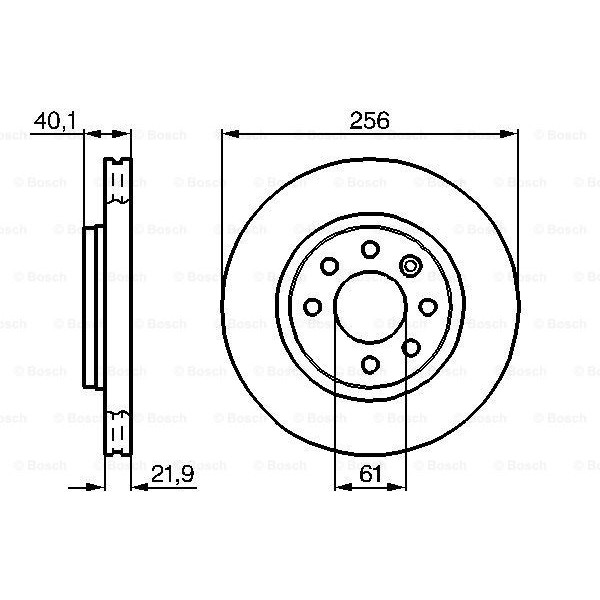 Слика на кочионен диск BOSCH 0 986 478 431 за Volvo 480 E 1.7 - 106 коњи бензин