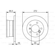 Слика 5 на кочионен диск BOSCH 0 986 478 433