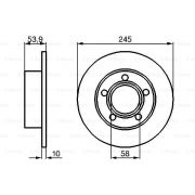 Слика 1 $на Кочионен диск BOSCH 0 986 478 461