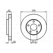 Слика 1 $на Кочионен диск BOSCH 0 986 478 486