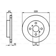 Слика 1 $на Кочионен диск BOSCH 0 986 478 491