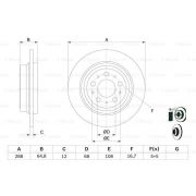 Слика 5 на кочионен диск BOSCH 0 986 478 495