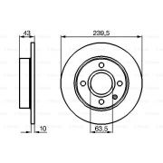 Слика 1 на кочионен диск BOSCH 0 986 478 501