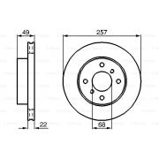 Слика 5 на кочионен диск BOSCH 0 986 478 567