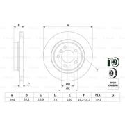 Слика 5 $на Кочионен диск BOSCH 0 986 478 570