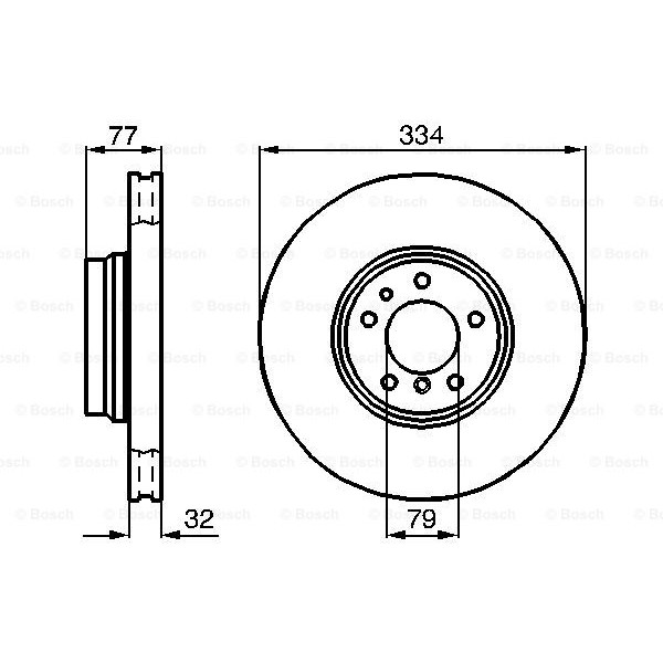 Слика на Кочионен диск BOSCH 0 986 478 623