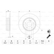 Слика 5 на кочионен диск BOSCH 0 986 478 626