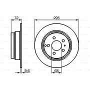 Слика 5 на кочионен диск BOSCH 0 986 478 628