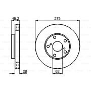 Слика 5 на кочионен диск BOSCH 0 986 478 632