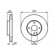 Слика 1 $на Кочионен диск BOSCH 0 986 478 638