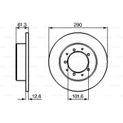 Слика 1 $на Кочионен диск BOSCH 0 986 478 656