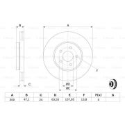 Слика 5 на кочионен диск BOSCH 0 986 478 718