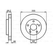 Слика 1 $на Кочионен диск BOSCH 0 986 478 726