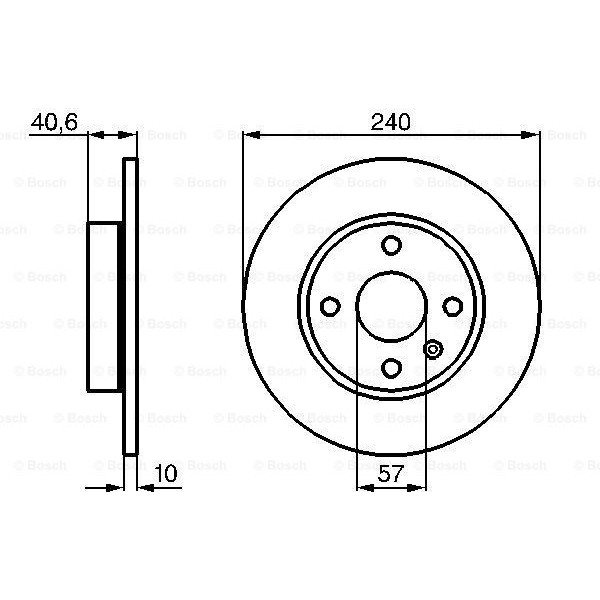 Слика на Кочионен диск BOSCH 0 986 478 731