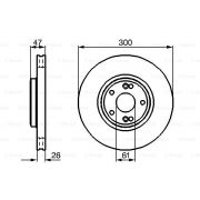 Слика 5 на кочионен диск BOSCH 0 986 478 743