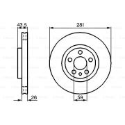 Слика 5 на кочионен диск BOSCH 0 986 478 812