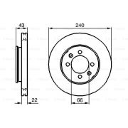 Слика 1 на кочионен диск BOSCH 0 986 478 813