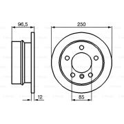 Слика 5 на кочионен диск BOSCH 0 986 478 863