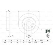 Слика 5 на кочионен диск BOSCH 0 986 478 882