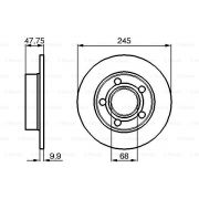 Слика 5 $на Кочионен диск BOSCH 0 986 478 888