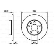 Слика 1 $на Кочионен диск BOSCH 0 986 478 894