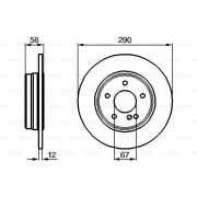 Слика 5 на кочионен диск BOSCH 0 986 478 899