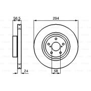 Слика 5 на кочионен диск BOSCH 0 986 478 977