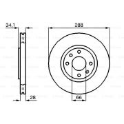 Слика 5 на кочионен диск BOSCH 0 986 478 980