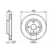 Слика 1 $на Кочионен диск BOSCH 0 986 478 989