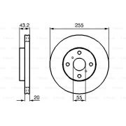 Слика 5 на кочионен диск BOSCH 0 986 479 012