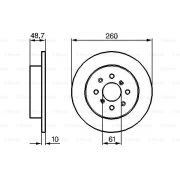 Слика 5 на кочионен диск BOSCH 0 986 479 014