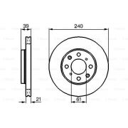 Слика 1 $на Кочионен диск BOSCH 0 986 479 033