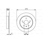 Слика 1 $на Кочионен диск BOSCH 0 986 479 047