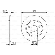 Слика 5 на кочионен диск BOSCH 0 986 479 050