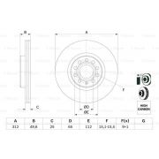 Слика 5 на кочионен диск BOSCH 0 986 479 058