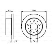 Слика 5 на кочионен диск BOSCH 0 986 479 066