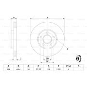 Слика 5 $на Кочионен диск BOSCH 0 986 479 069