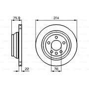 Слика 5 на кочионен диск BOSCH 0 986 479 094