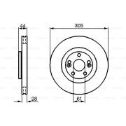 Слика 5 на кочионен диск BOSCH 0 986 479 109